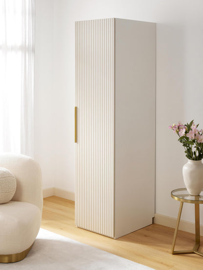 Simavaine Modular Hinged-Door Wardrobe, 50 cm Wide, in Various Sizes