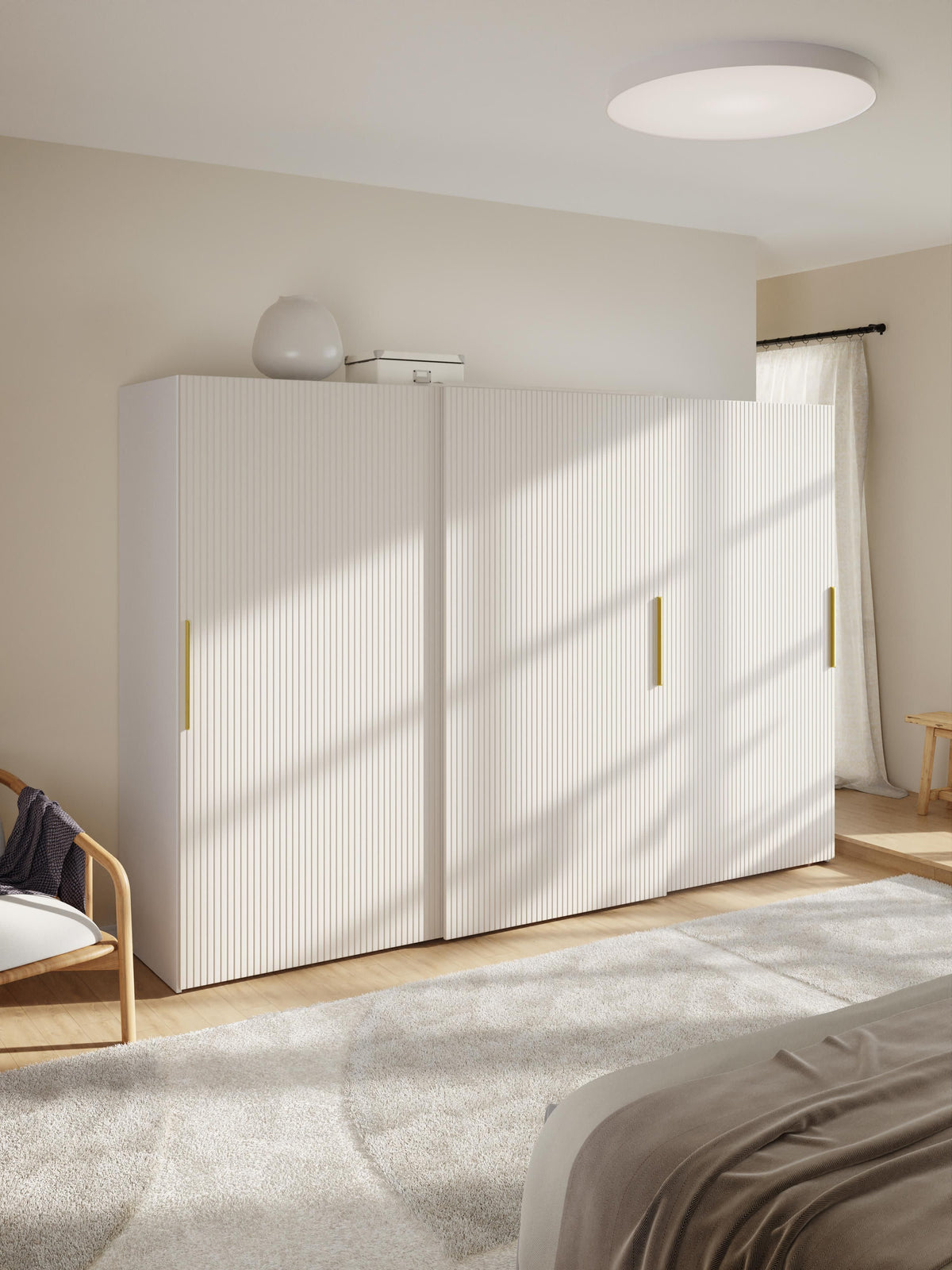 Simavaine Modular Sliding-Door Wardrobe, 300 cm Wide, in Various Sizes