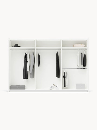 Simavaine Modular Sliding-Door Wardrobe, 300 cm Wide, in Various Sizes