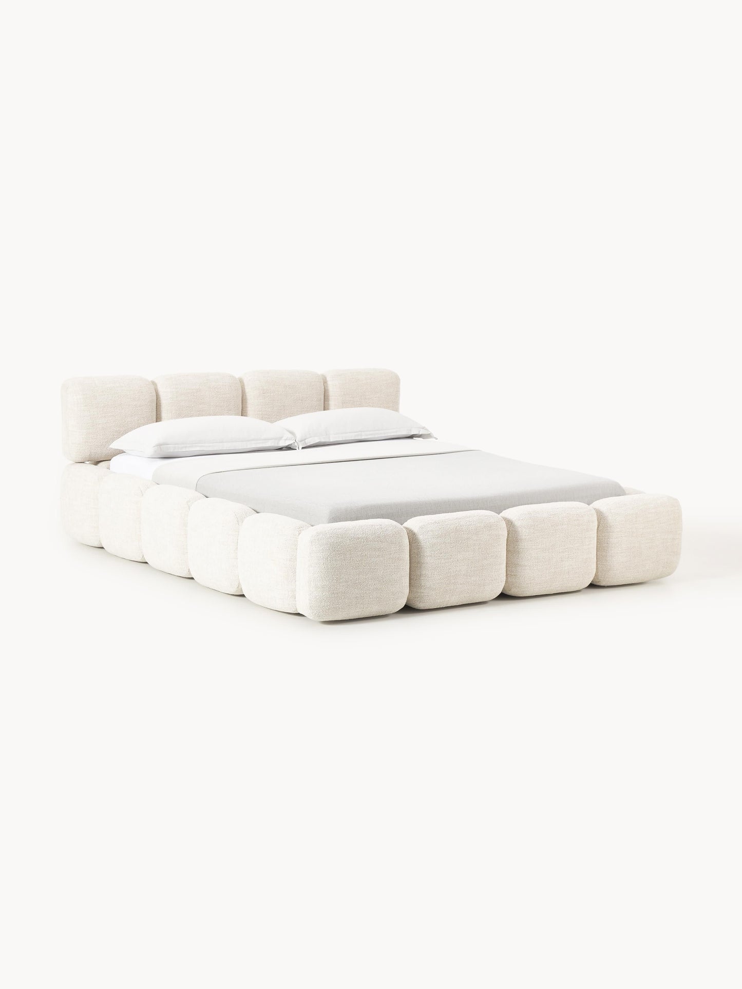 Taylunn Bouclé Upholstered Bed