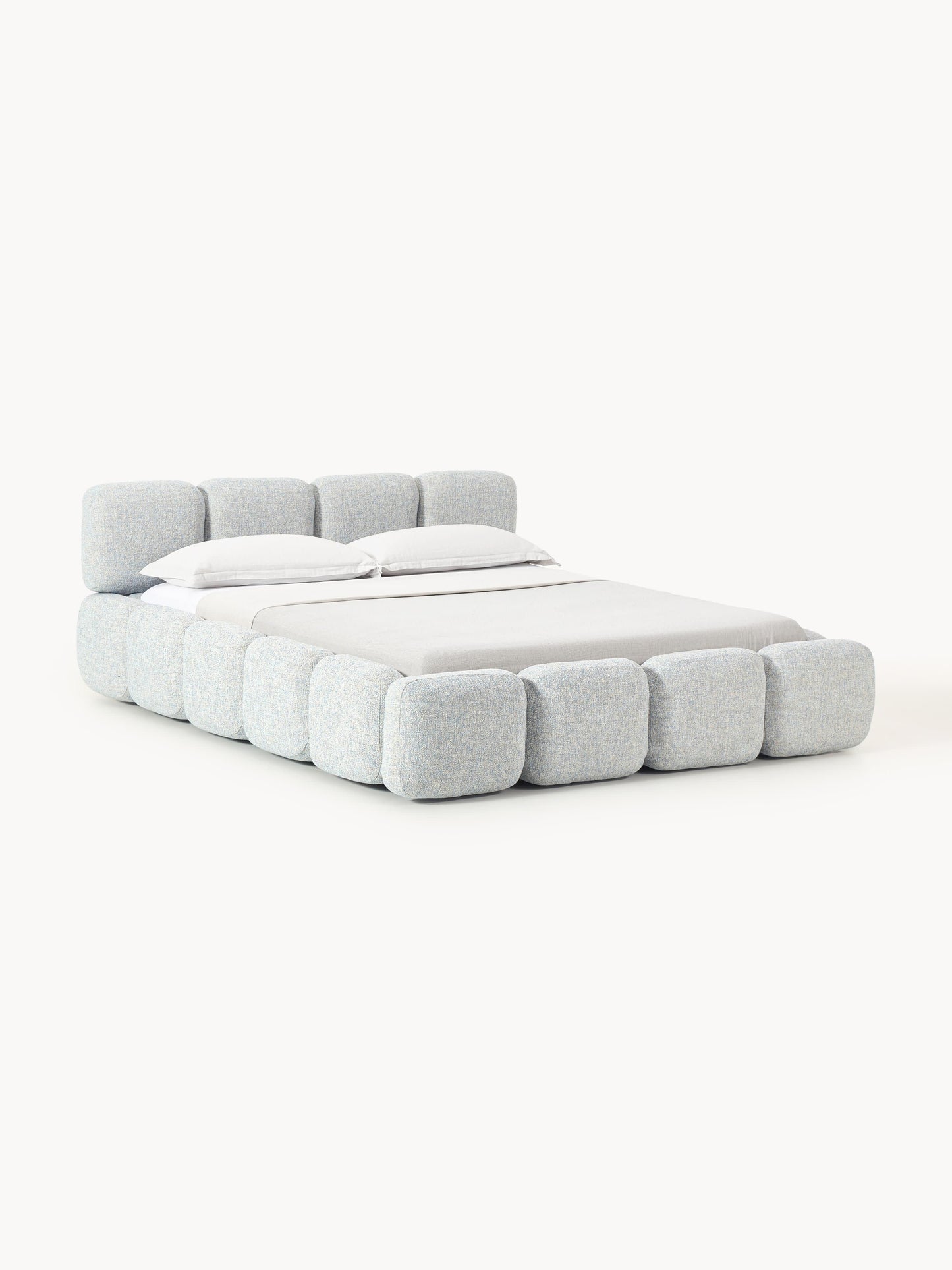 Taylunn Bouclé Upholstered Bed