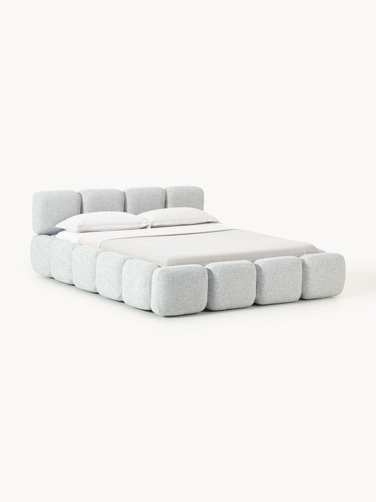 Taylunn Bouclé Upholstered Bed