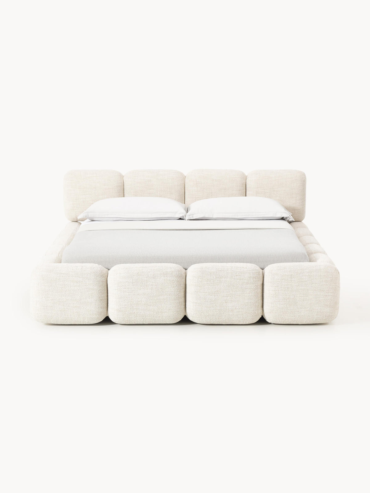 Taylunn Bouclé Upholstered Bed