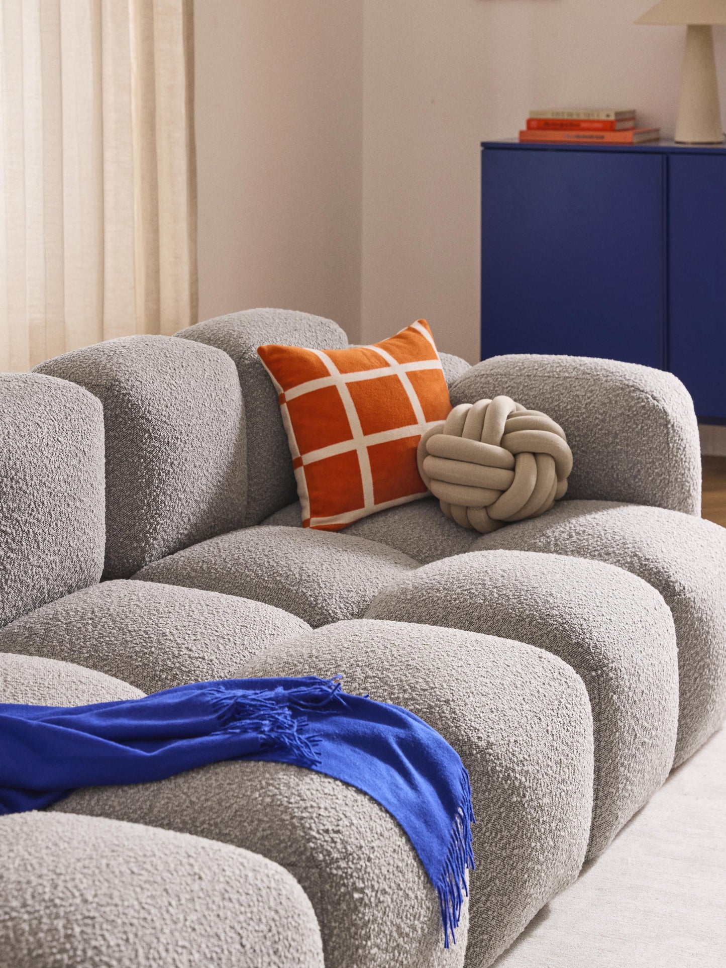 Taylunn Corner Module in Bouclé