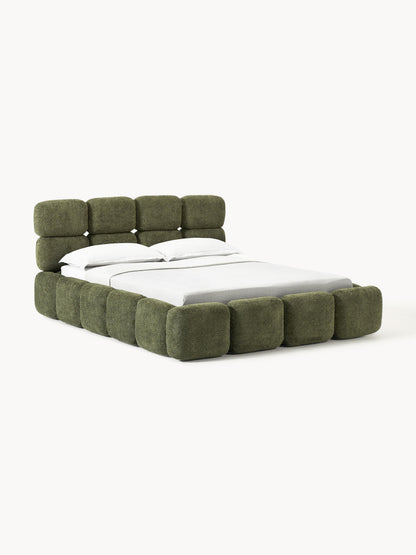 Taylunn Teddy Bouclé Upholstered Bed