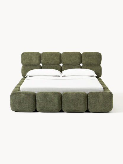 Taylunn Teddy Bouclé Upholstered Bed