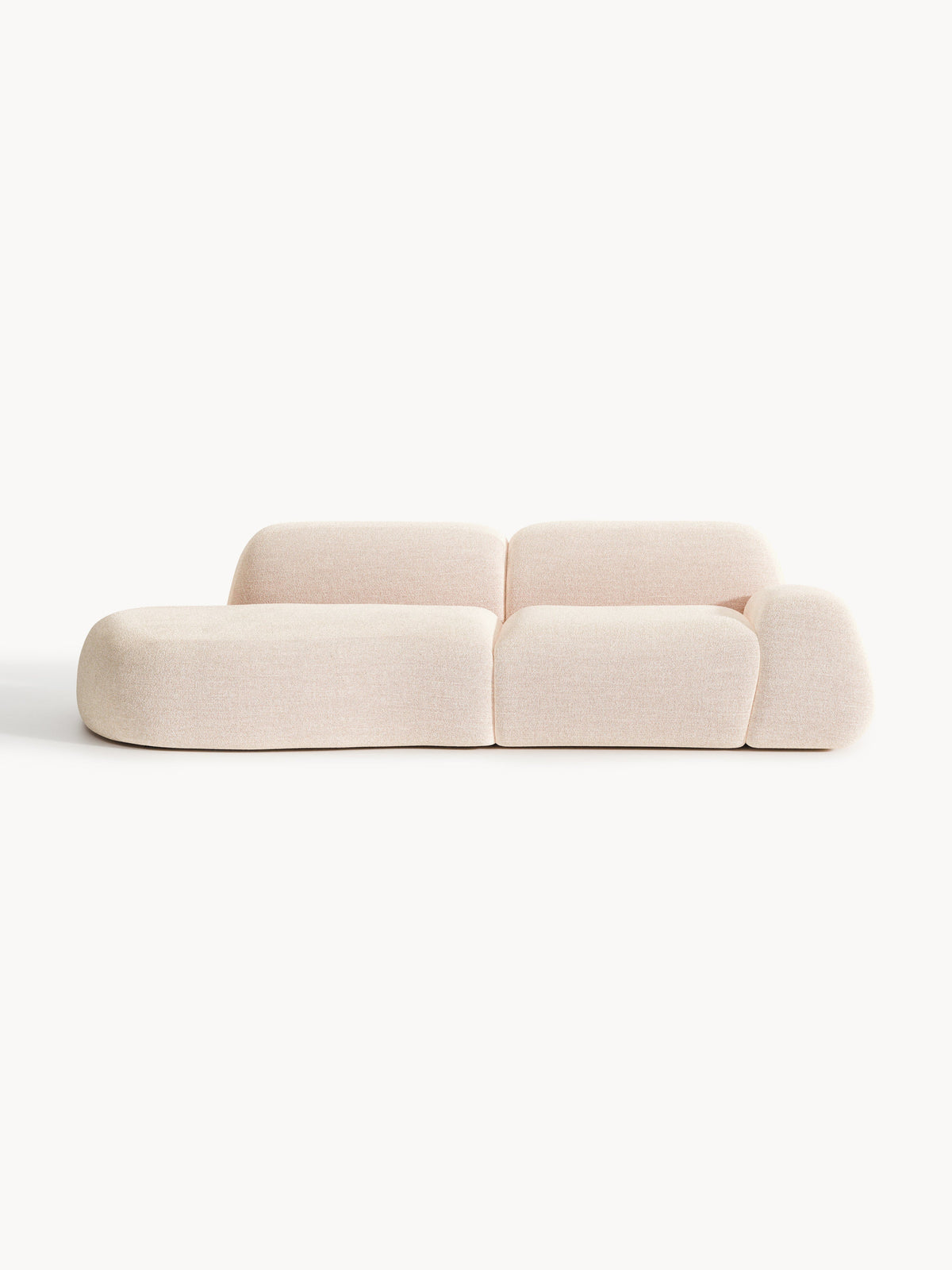 Wolmairen Bouclé Modular Chaise (3-Seater)