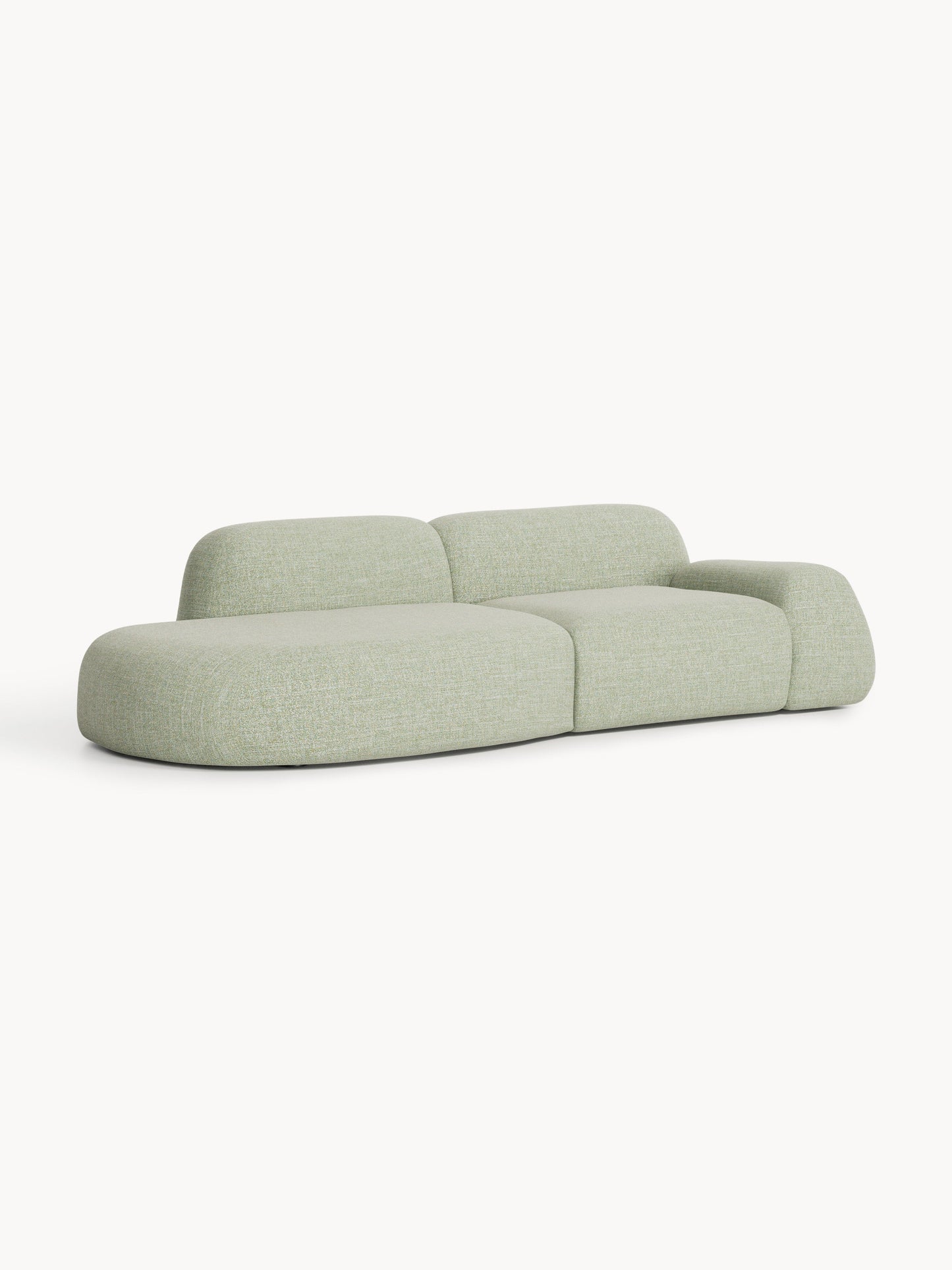Wolmairen Bouclé Modular Chaise (3-Seater)