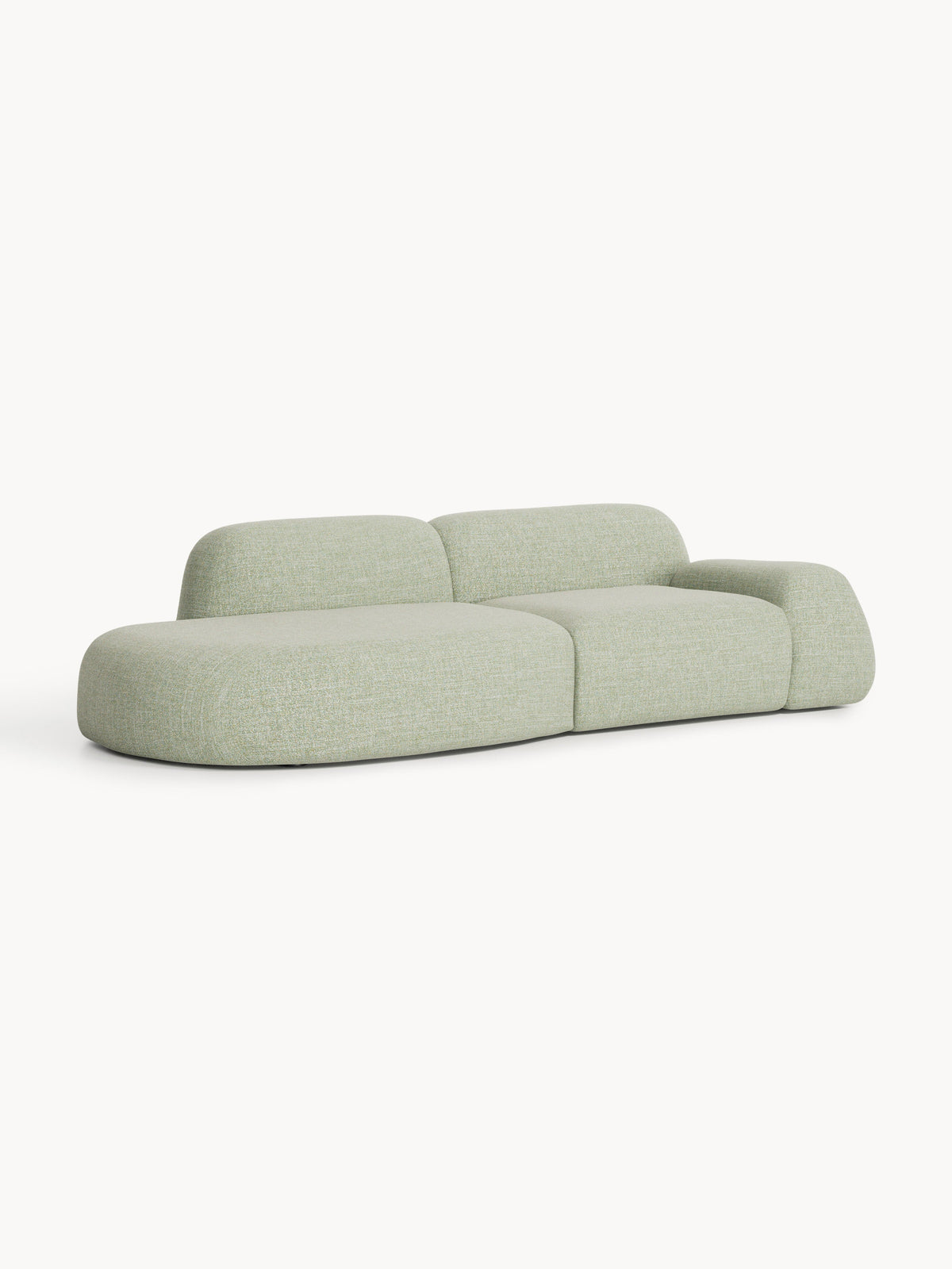 Wolmairen Bouclé Modular Chaise (3-Seater)
