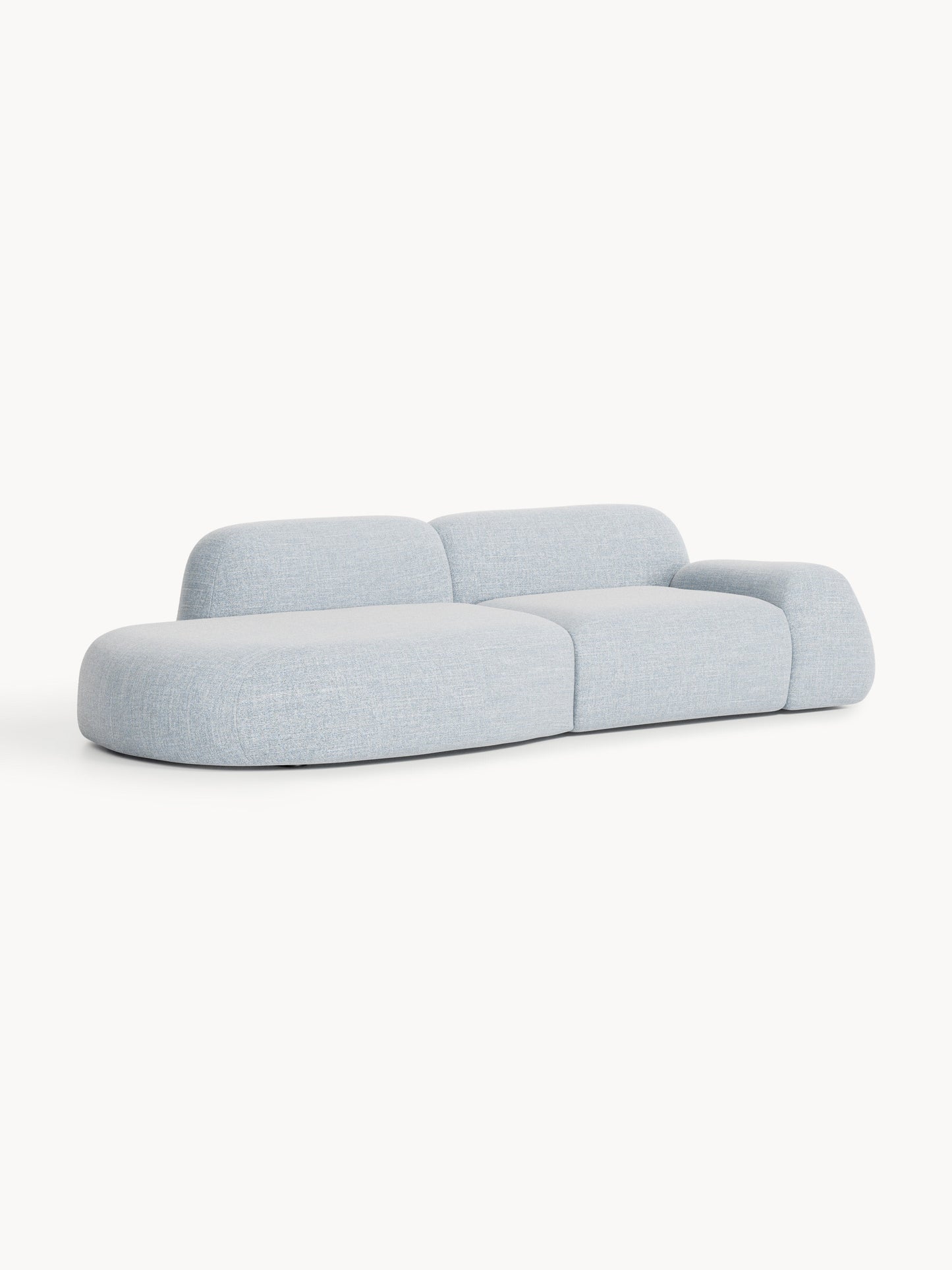 Wolmairen Bouclé Modular Chaise (3-Seater)