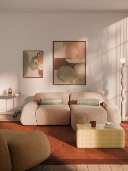 Wolmairen Bouclé Modular Corner Sofa (3-Seater)