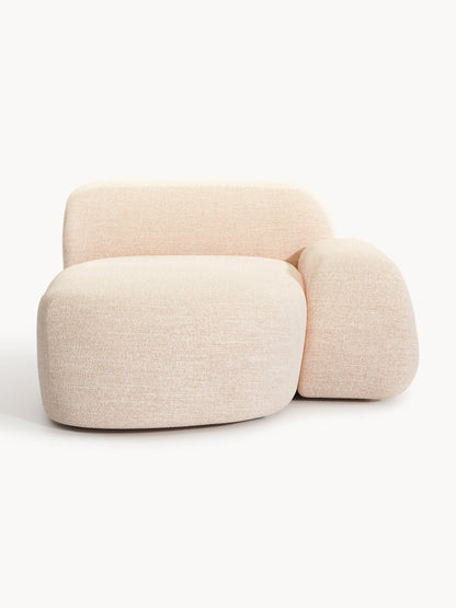 Wolmairen Chaise Corner Module in Bouclé
