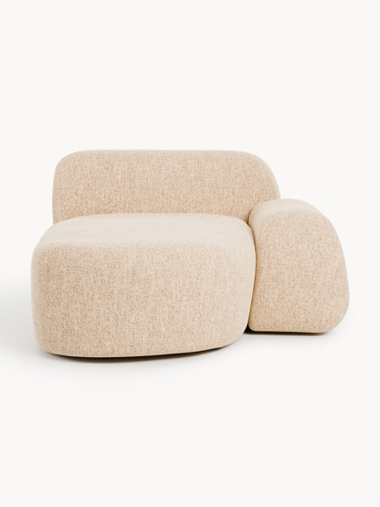 Wolmairen Chaise Corner Module in Bouclé