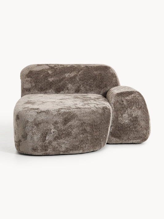 Wolmairen Chaise in Teddy Bouclé