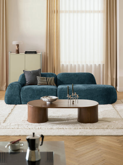 Wolmairen Chaise in Teddy Bouclé