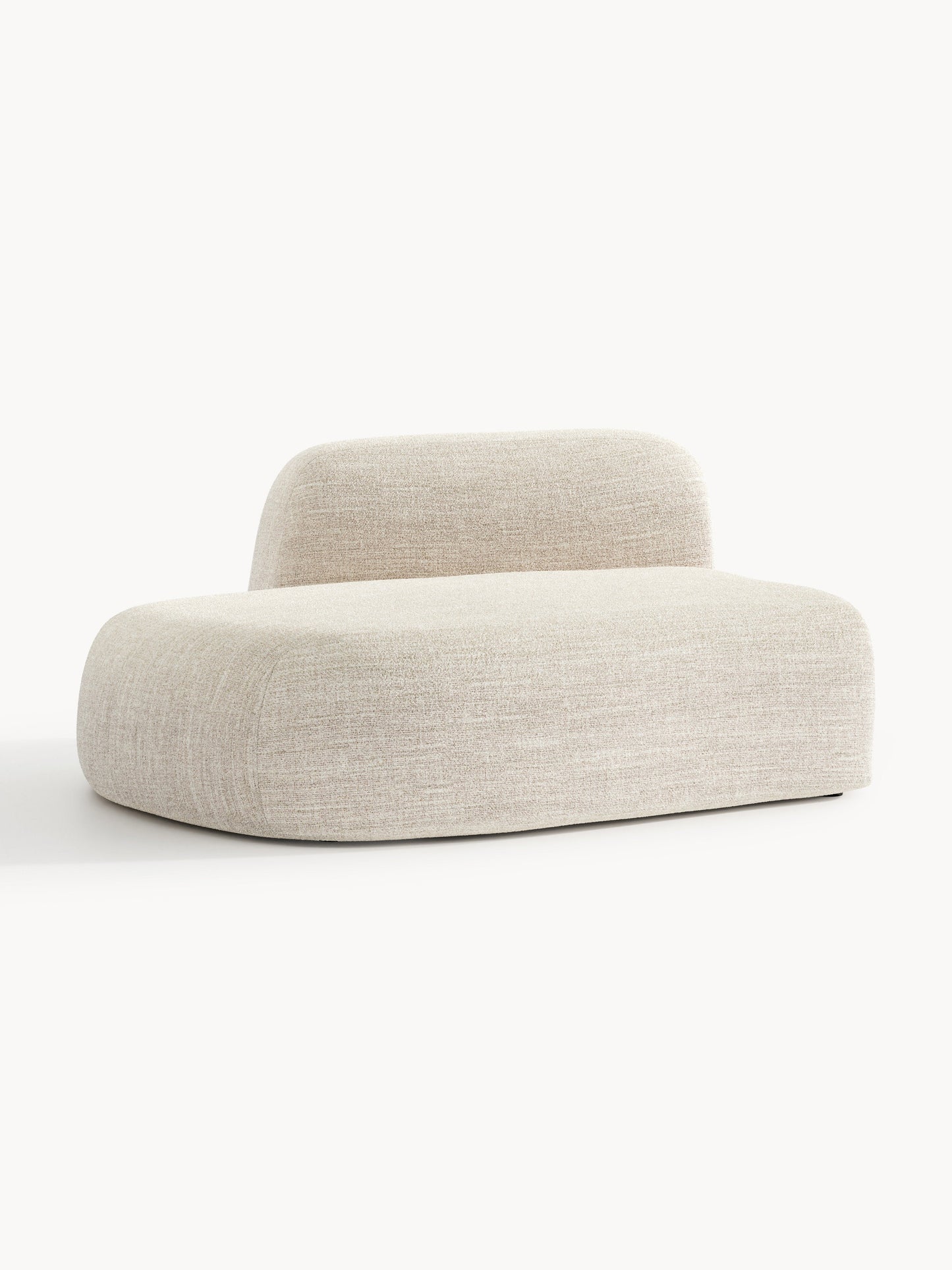 Wolmairen Chaise Module in Bouclé