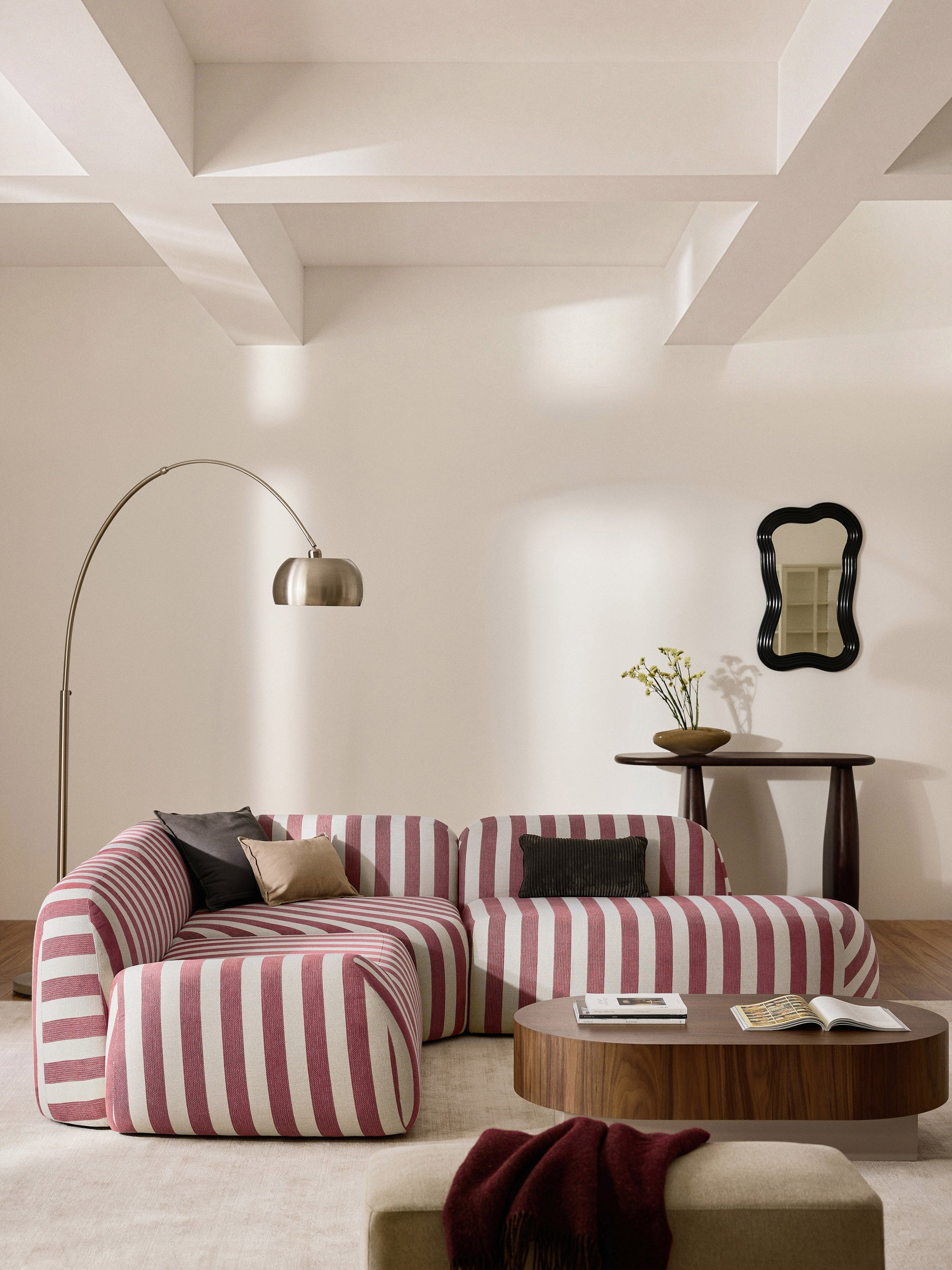 Wolmairen Chaise Module, Striped