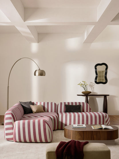 Wolmairen Chaise Module, Striped