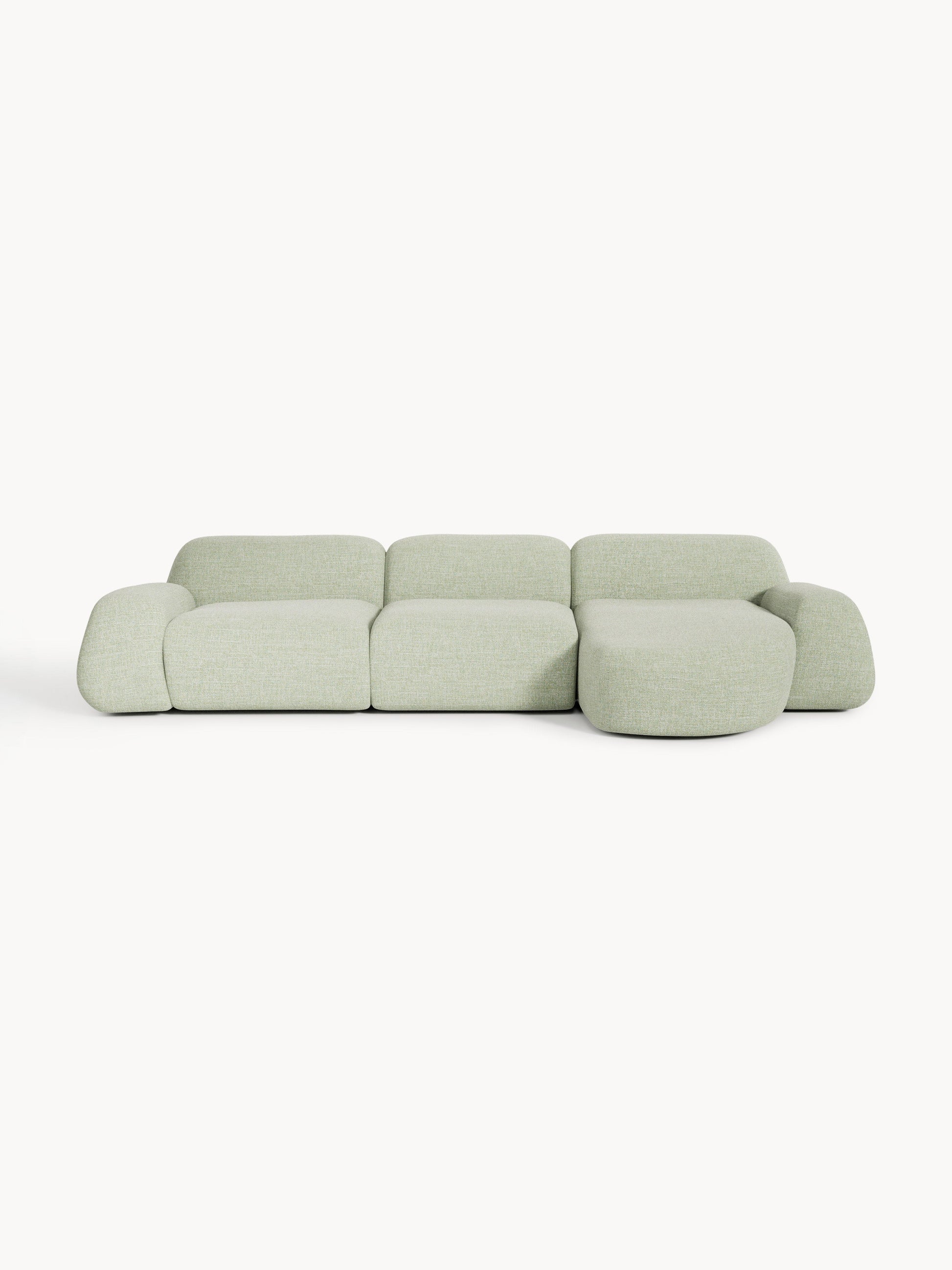Wolmairen Corner Sofa, Modular, Bouclé (4-Seater)