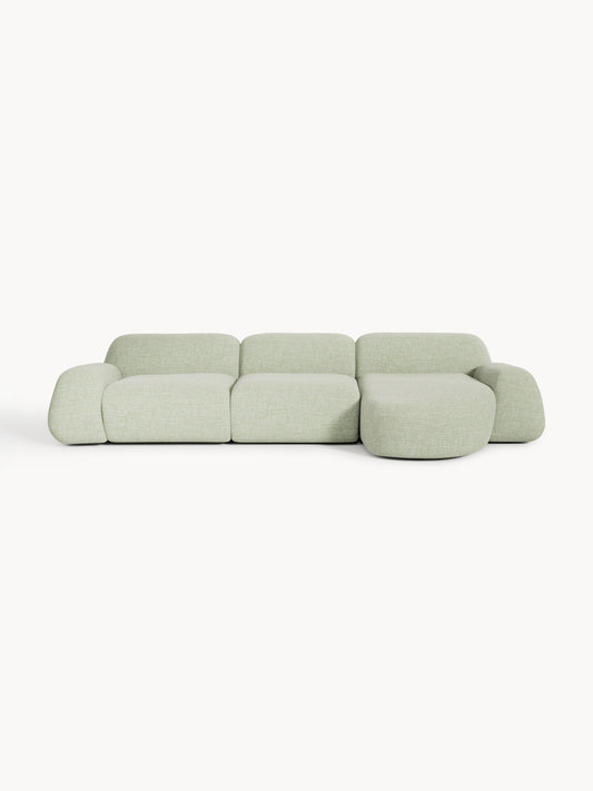 Wolmairen Corner Sofa, Modular, Bouclé (4-Seater)