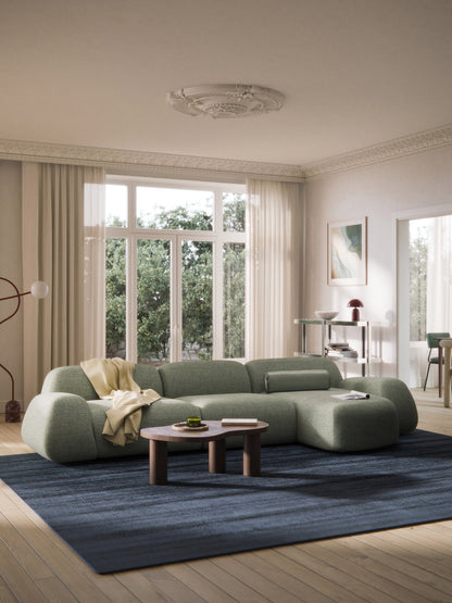 Wolmairen Corner Sofa, Modular, Bouclé (4-Seater)