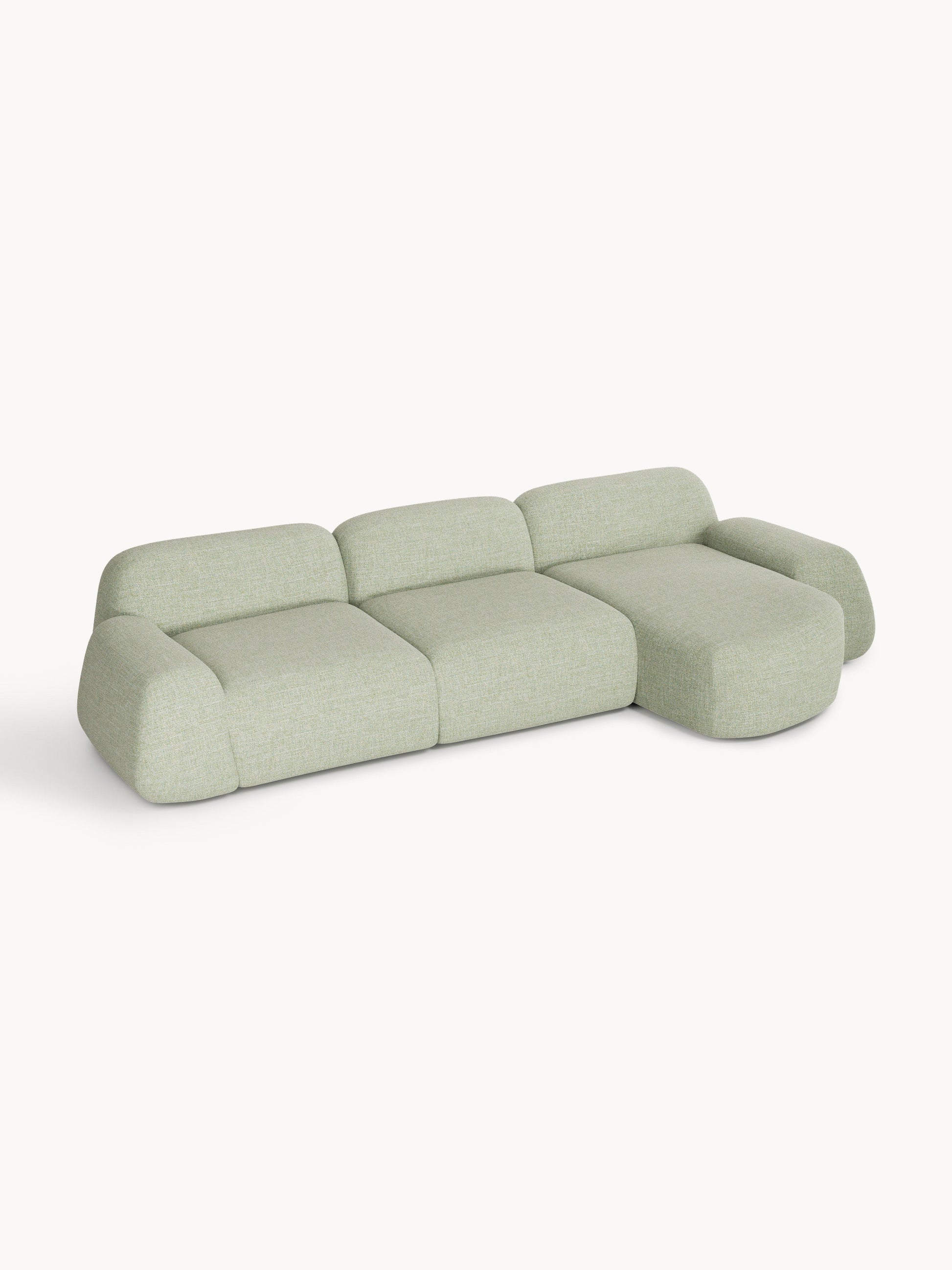 Wolmairen Corner Sofa, Modular, Bouclé (4-Seater)
