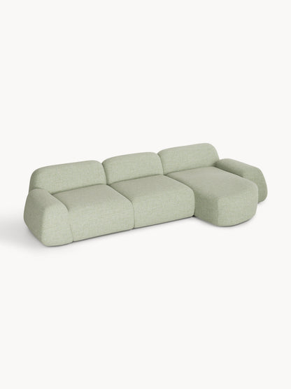 Wolmairen Corner Sofa, Modular, Bouclé (4-Seater)