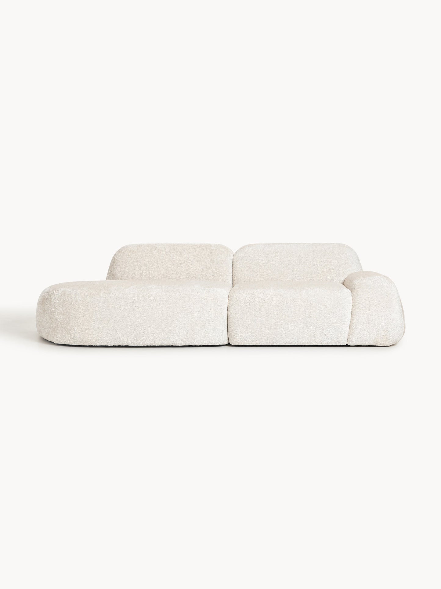 Wolmairen Modular Chaise in Teddy Bouclé (3-Seater)
