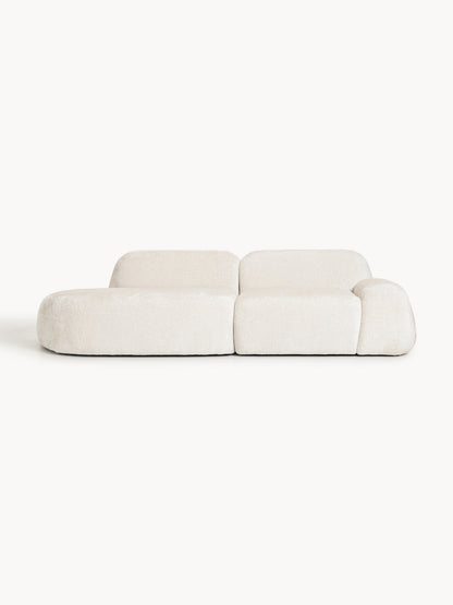 Wolmairen Modular Chaise in Teddy Bouclé (3-Seater)