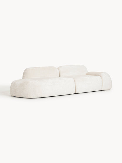 Wolmairen Modular Chaise in Teddy Bouclé (3-Seater)