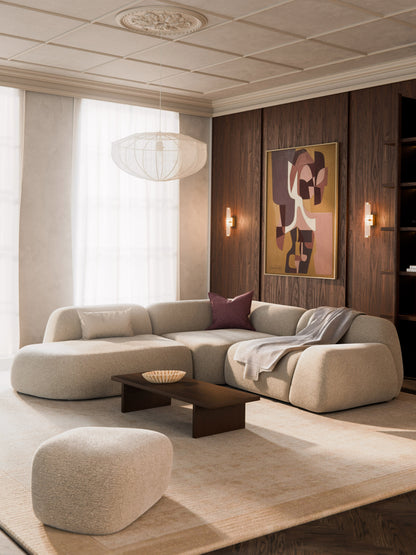 Wolmairen Modular Corner Sofa (4-Seater) with Chaise Longue
