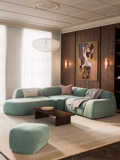 Wolmairen Modular Corner Sofa (4-Seater) with Chaise Longue