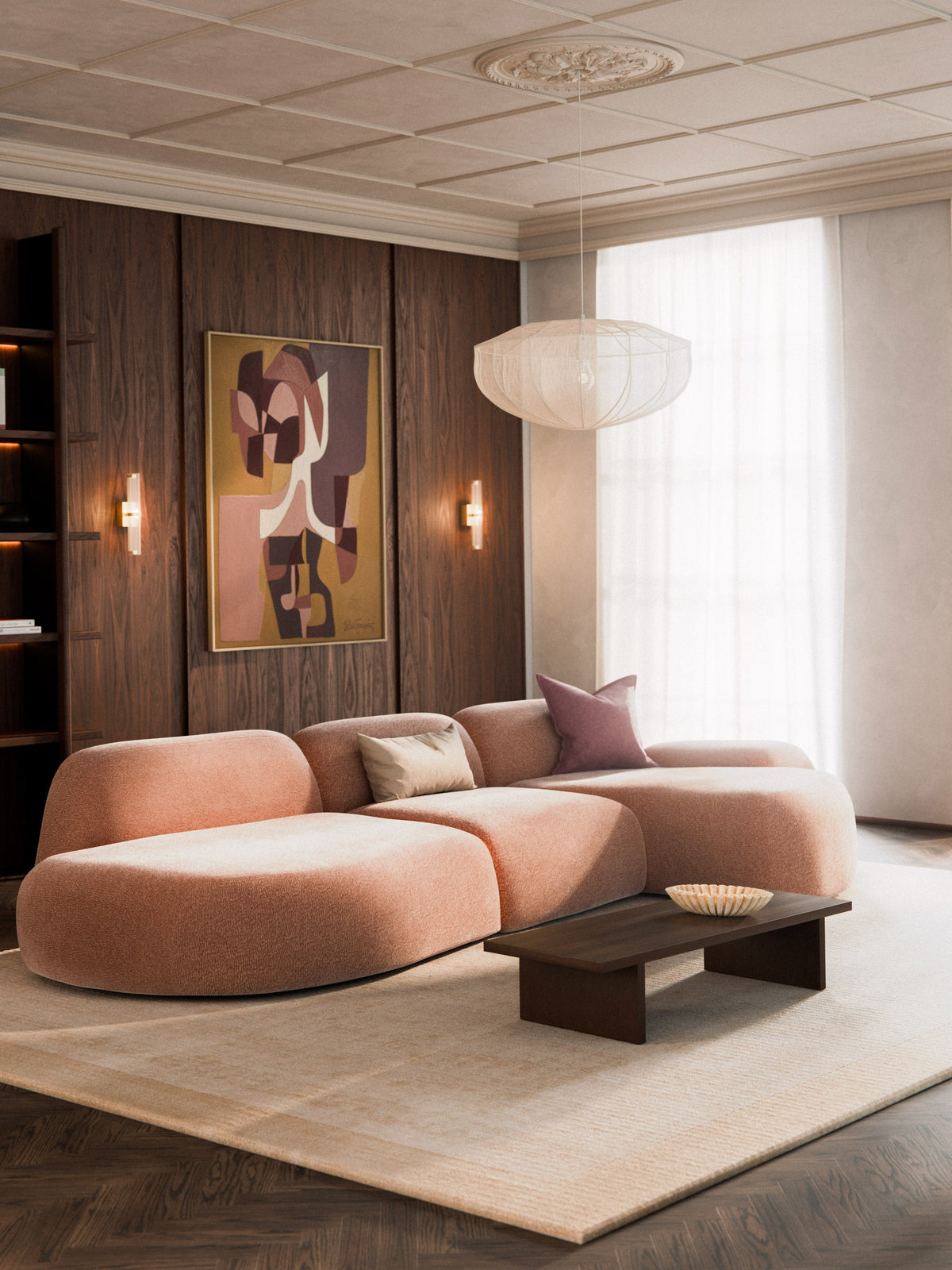 Wolmairen Modular Corner Sofa (4-Seater) with Chaise Longue