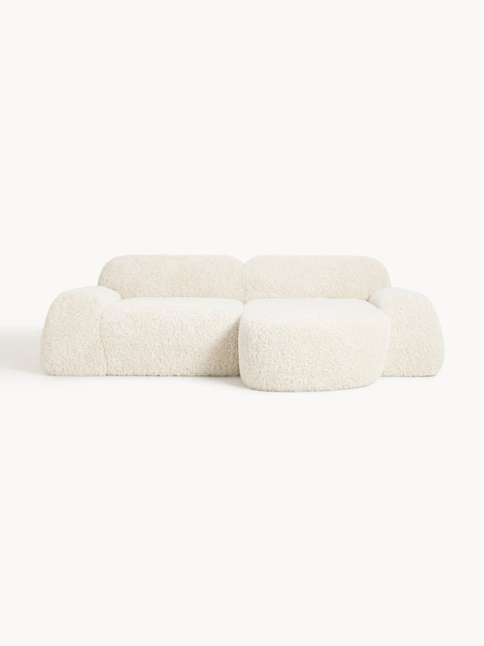 Wolmairen Modular Corner Sofa in Teddy (3-Seater)