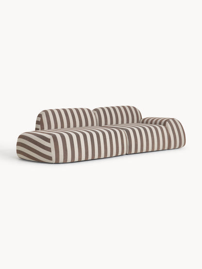 Wolmairen Modular Striped Sofa (3-Seater)