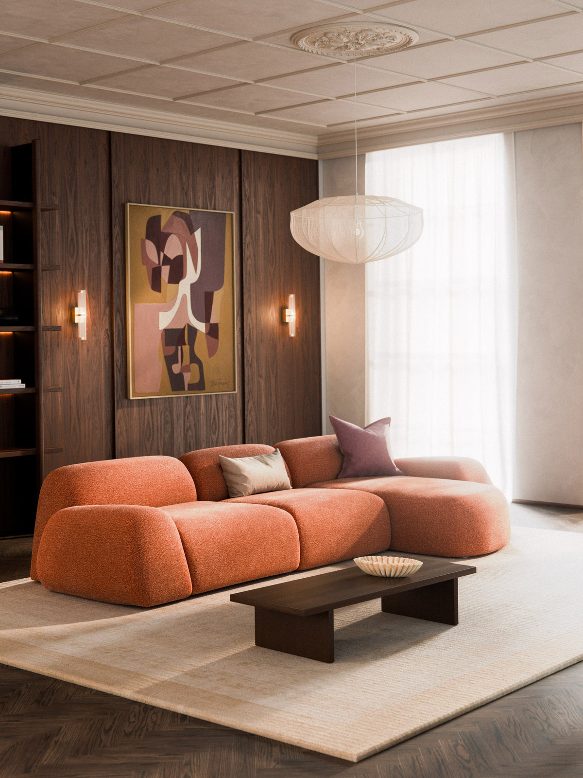 Wolmairen Modular Teddy Corner Sofa (4-Seater)