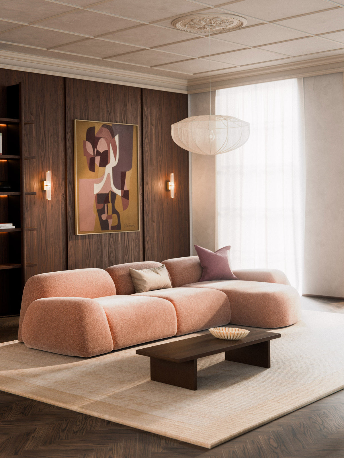 Wolmairen Modular Teddy Corner Sofa (4-Seater)