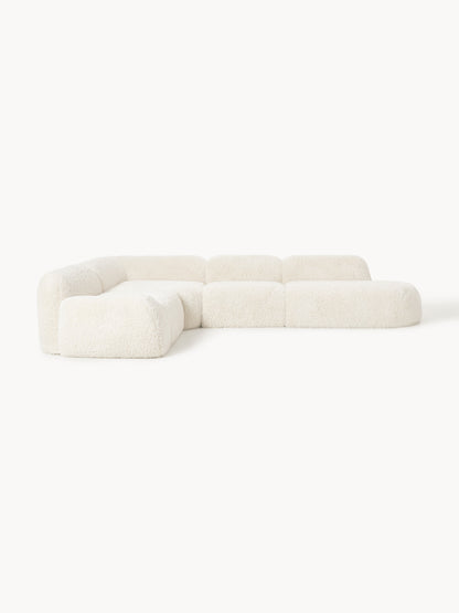 Wolmairen Modular XL Teddy Corner Sofa with Chaise Longue