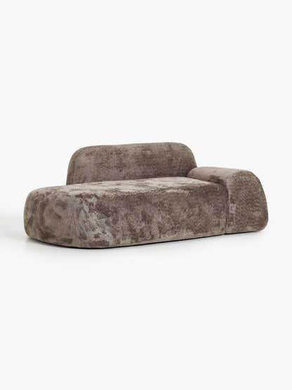 Wolmairen Sofa (2-Seater) in Teddy Bouclé with Chaise Longue