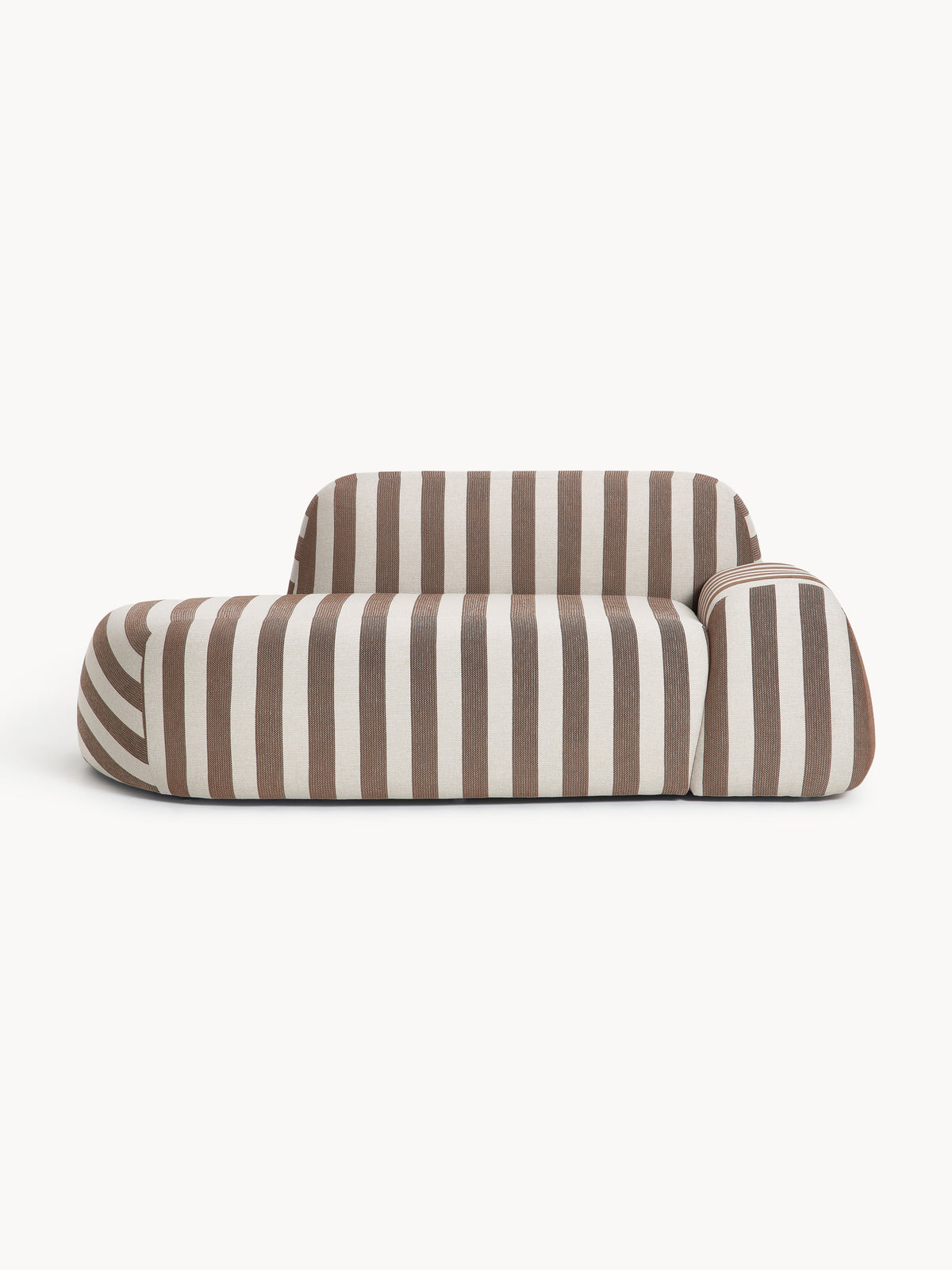 Wolmairen Striped Sofa (2-Seater) with Chaise Longue