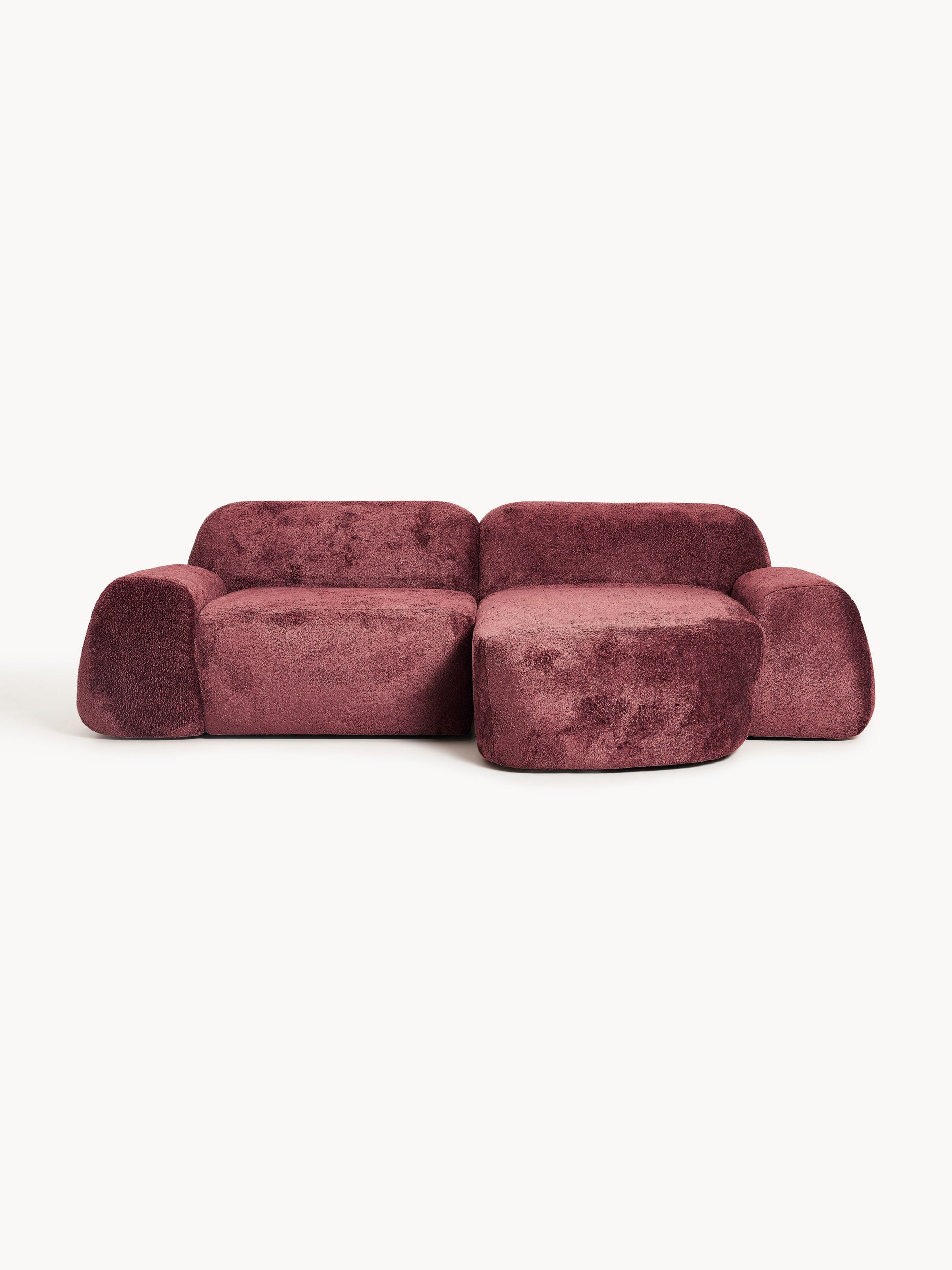 Wolmairen Teddy Bouclé Modular Corner Sofa (3-Seater)