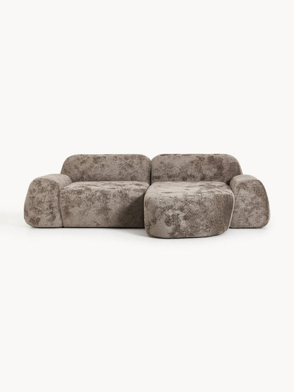 Wolmairen Teddy Bouclé Modular Corner Sofa (3-Seater)