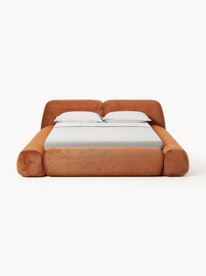 Wolmairen Teddy Bouclé Upholstered Bed