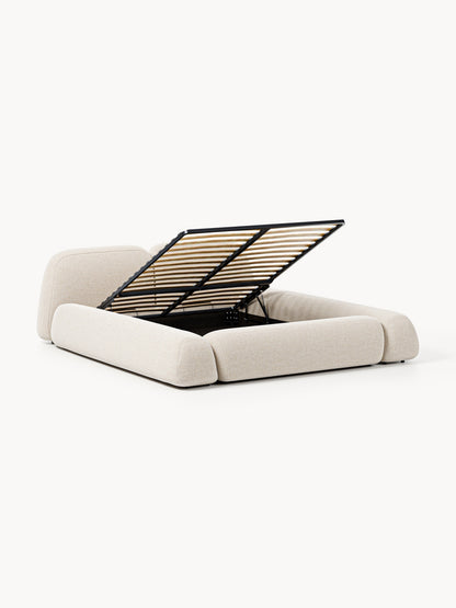 Wolmairen Upholstered Storage Bed in Bouclé